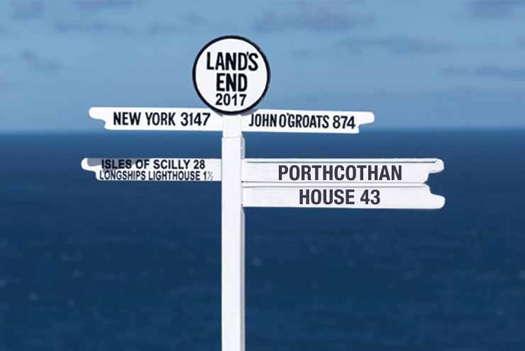 Porthcothan House Holiday - How Far From Lands End